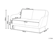 Sofa 2 Seater EIBY Chenille White_1004342