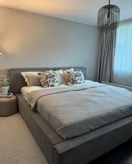 Bed Fabric LINARDS 180 x 200 cm (EU Super King) Grey_975493