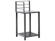 4 Piece Outdoor Kitchen Set with Sink VIGGIANO Graphite Grey Metal_1062046