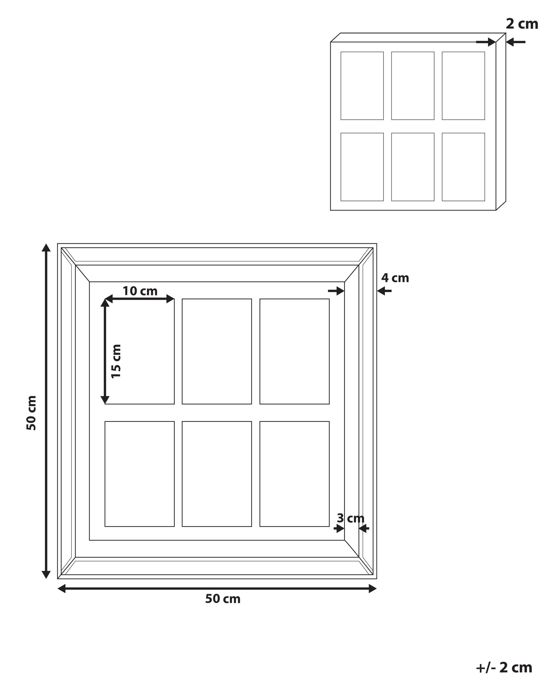 Frame for 6 Photos MAKENI Silver_784743