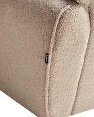 Fåtölj ELLEDE Bouclé Ljusbrun_959902