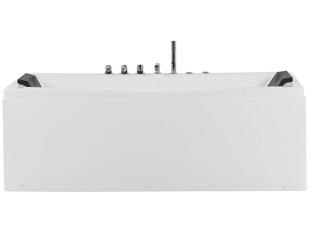 Kulmaporeamme LED-valolla MOOR 173 x 81 cm Valkoinen