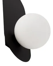 Set of 2 Wall Lamps LEISI Black_987440
