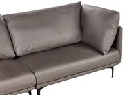 Sofa 3 Seater REVSNES Fabric Brown_965423