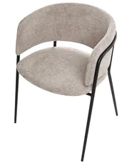 Ruokatuolisetti 2 kpl SPRINGER Chenille Ruskeanharmaa_1040022