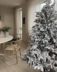 Joulukuusi luminen BASSIE 180 cm Valkoinen_846112
