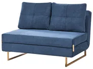Living Room Set 6 Seater JERSLEV Fabric Blue_1013785