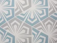 Set of 2 Decorative Cushions PRIMROSE 45 x 45 cm Light Blue Ikat_770063