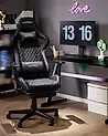 Gaming Chair VICTORY Faux Leather Black