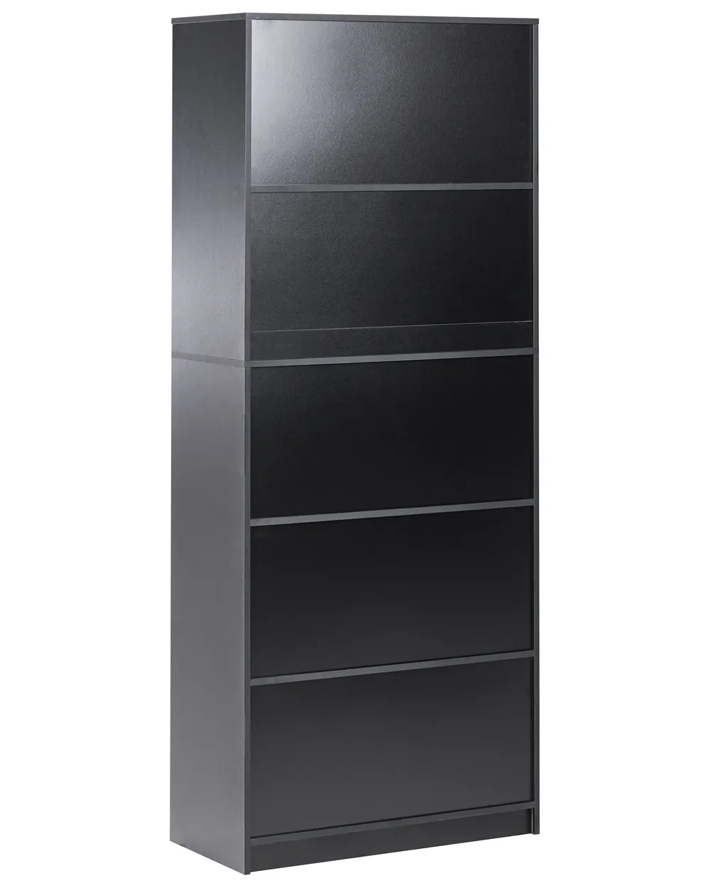 Bokhylla med 5 hyllor ZEHNA 197 cm Svart_1026442
