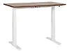 Työpöytä sähkösäädettävä DESTINES 120 cm x 72 cm Ruskea/valkoinen