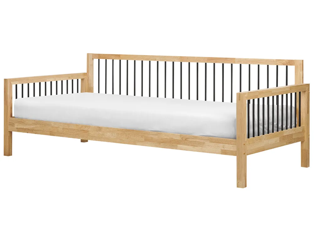 Daybed Wood TRICOT 90 x 200 cm (EU Single) Light Brown
