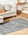 Outdoor Rug YAVU Grey 140 x 200 cm