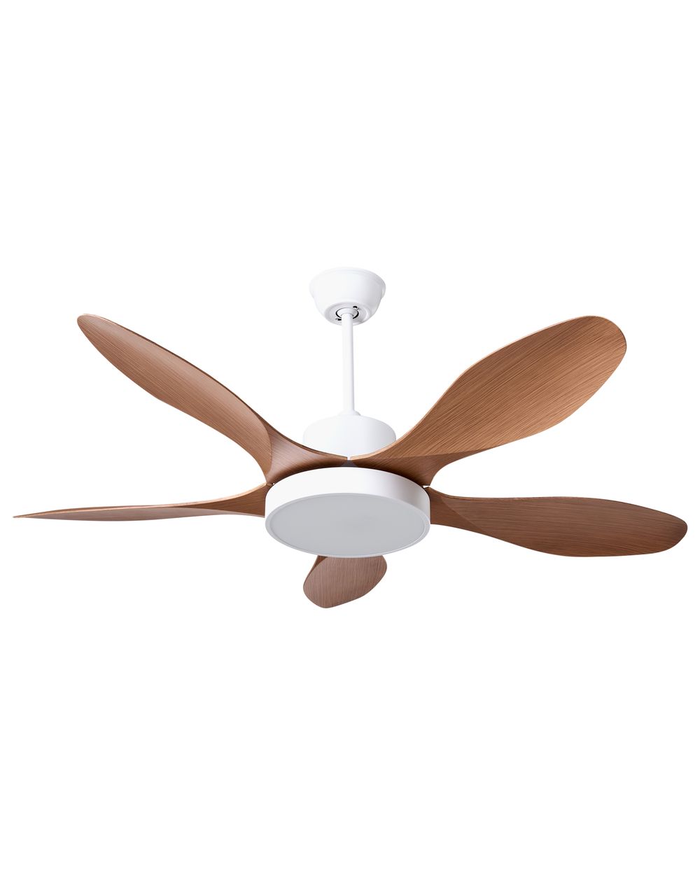 Ceiling Fan with Light BARBET with Remote LED Light Brown