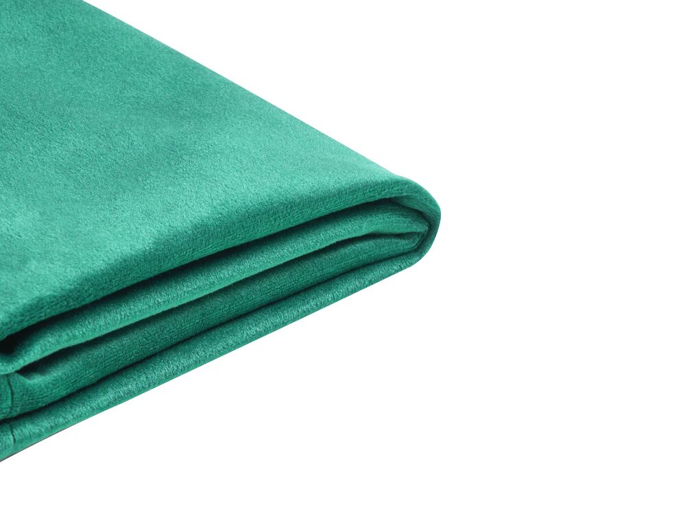 Sängynrungon päällinen Sametti FITOU 90 x 200 cm Tummanvihreä