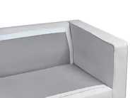 Sofa 3 Seater SAVALEN Fabric Light Grey_998123