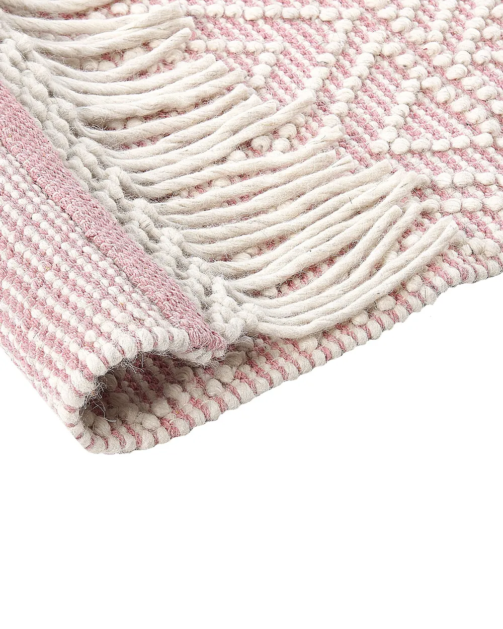 Rug ADANA Pastel Pink 160 x 230 cm Wool_856166
