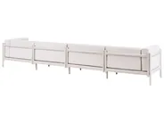 Trädgårdssoffa 4-sits FERRETTI Ljusbeige_1028790