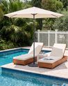 Market Parasol 266 cm VARESE Light Beige