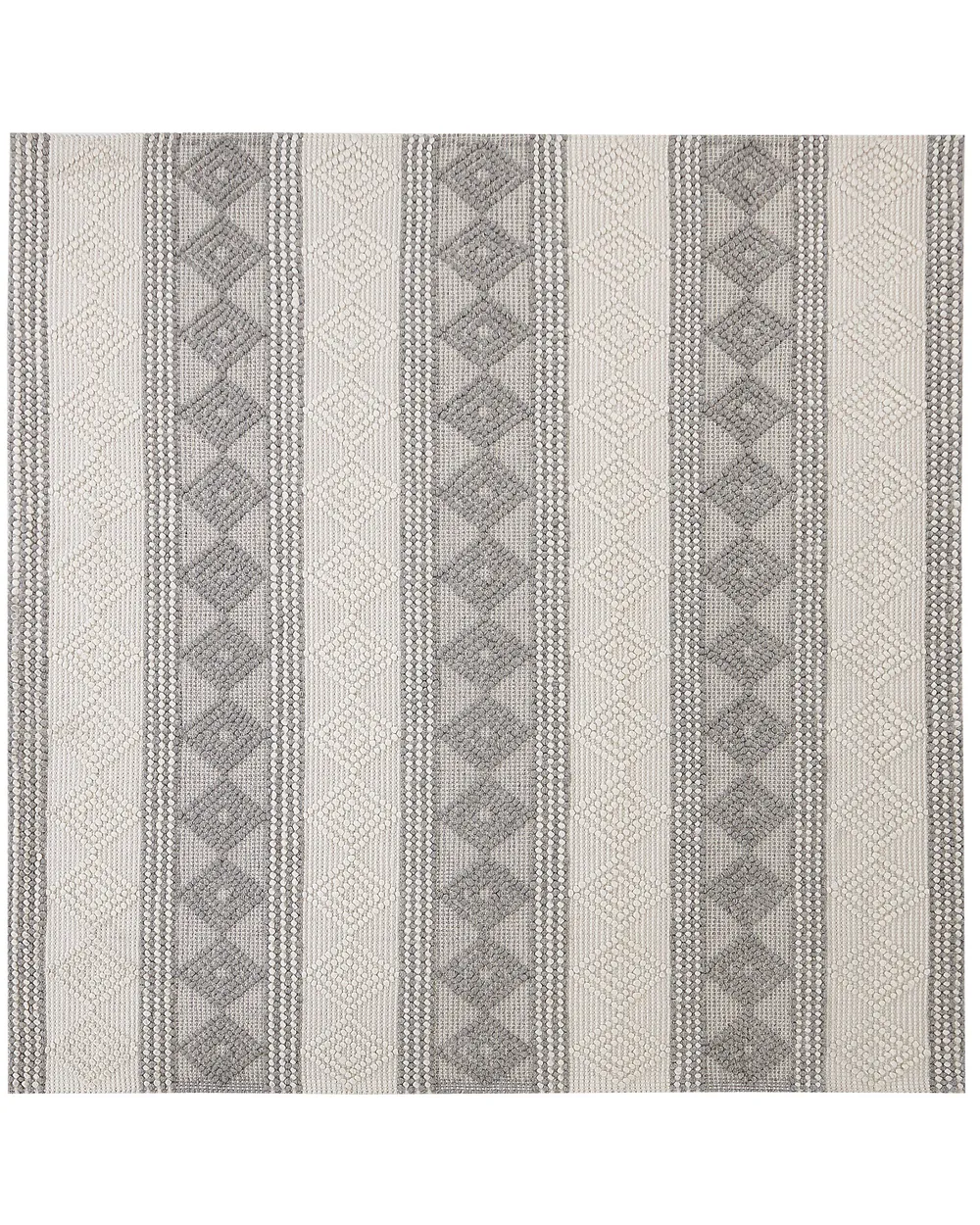 Rug BOZOVA Light Beige 200 x 200 cm Wool_848513