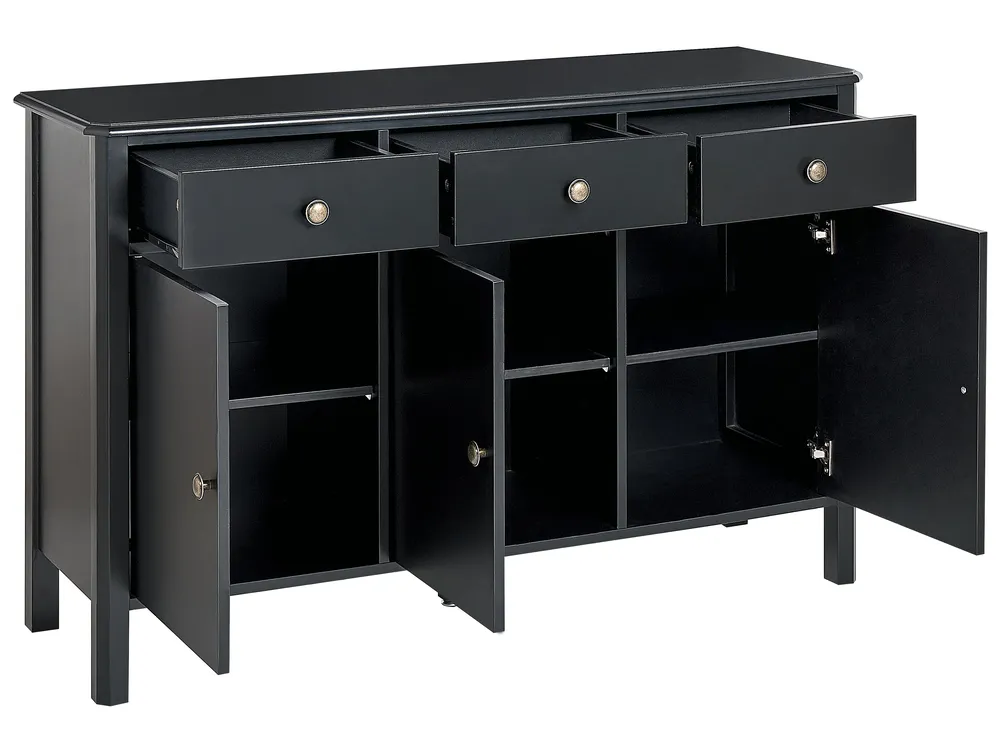3 Door Sideboard OLATE Black_835739