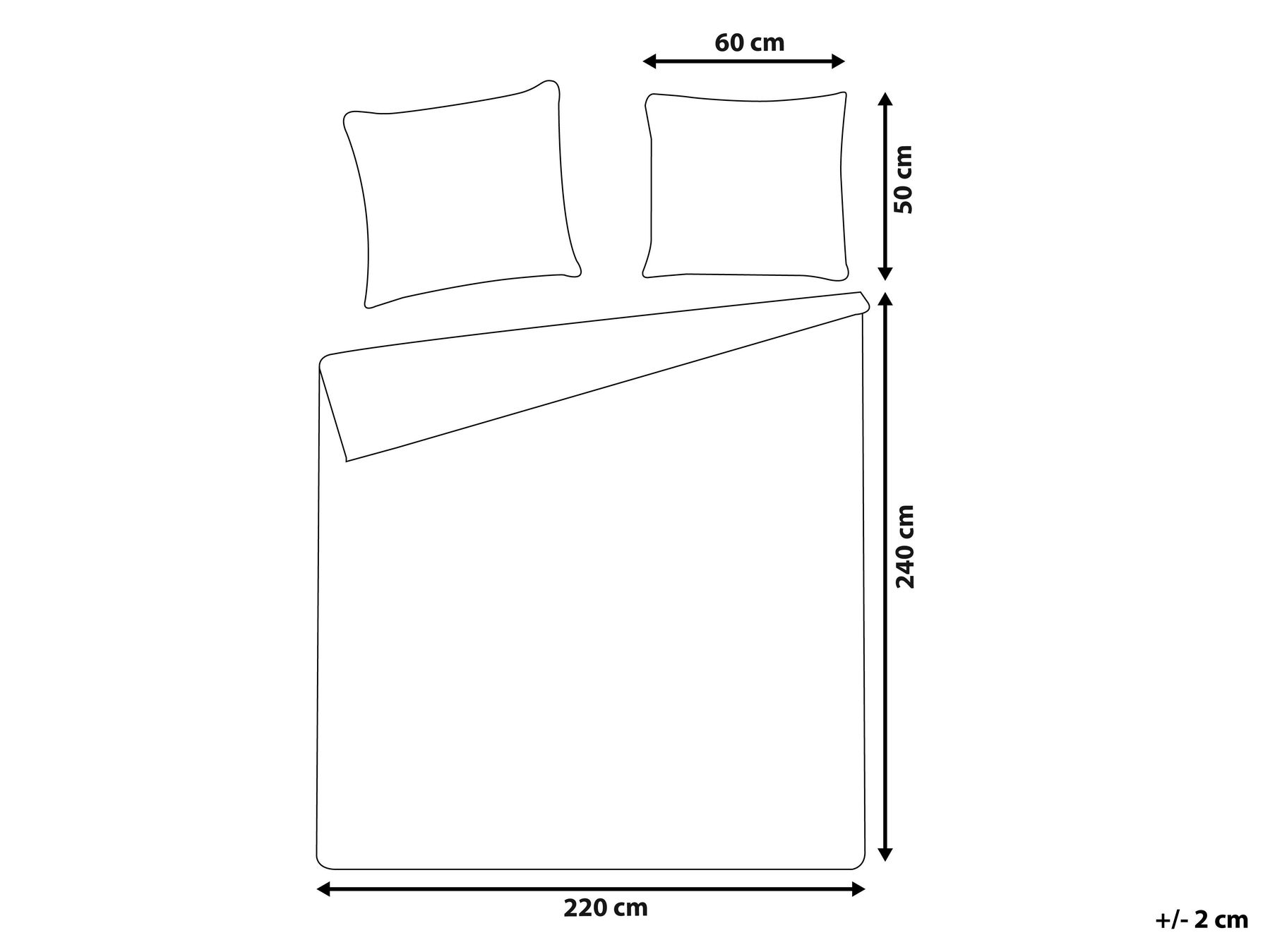 Duvet Cover Set PARKROSE 220 x 240 cm Sateen Cotton Green_1060036