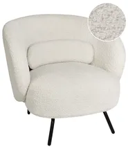 Fåtölj MAKELA Bouclé Off-White_927681
