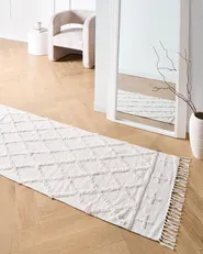 Rug TOZLU Beige 80 x 230 cm Cotton_1004845