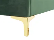 Bed Velvet LIMOUX 160 x 200 cm (EU King Size) Dark Green_775724