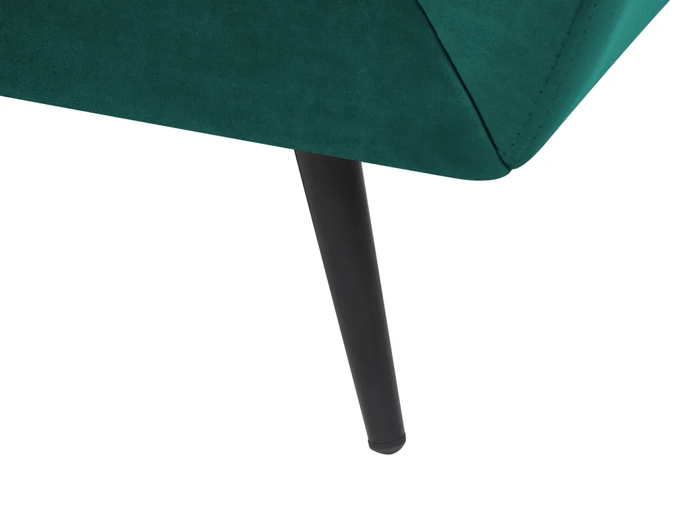 Sofa 3 Seater LENVIK Velvet Emerald Green_784789