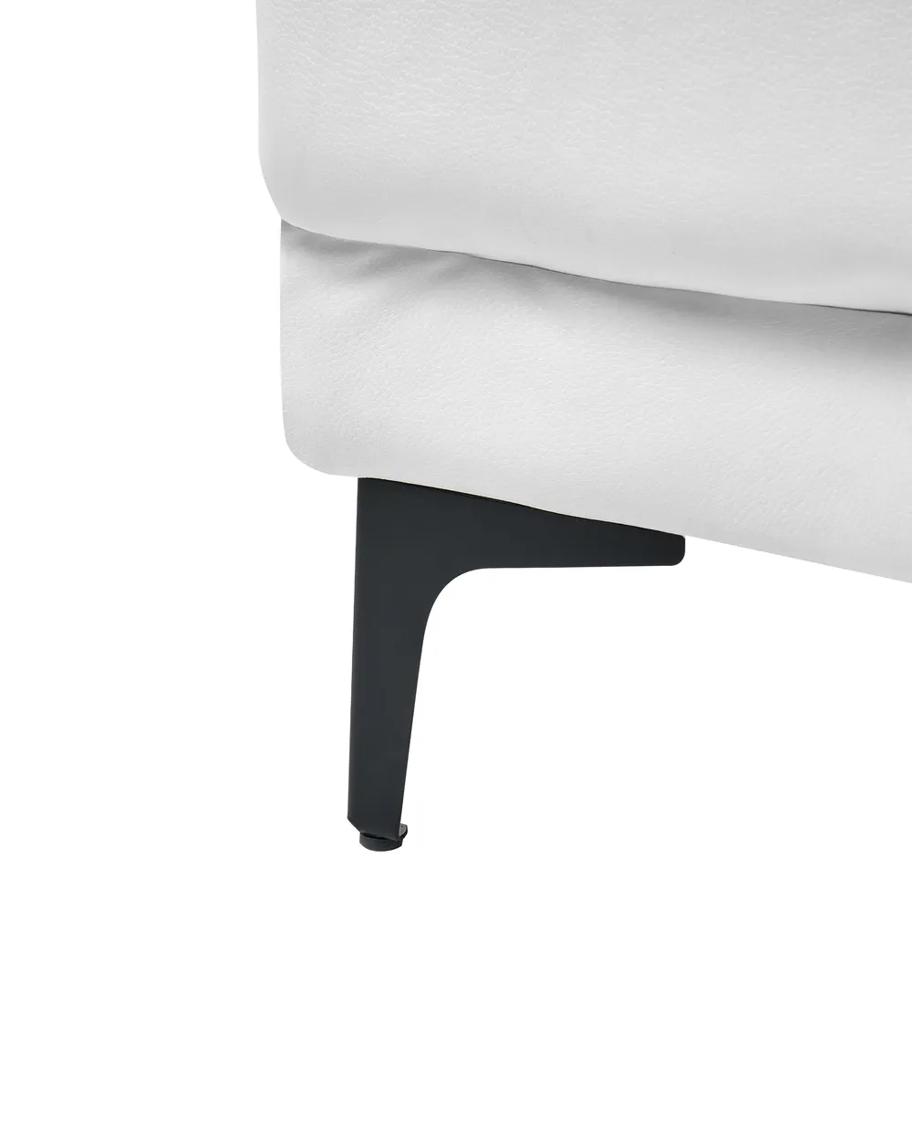 Armchair ABERDEEN Faux Leather White_1038788