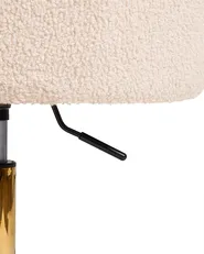 Desk Chair MONTICELLO Boucle Light Beige_1099218