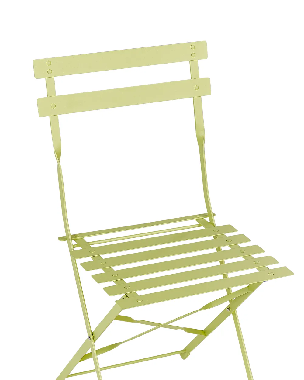 Bistro Set Folding FIORI Metal Lime Green_930506