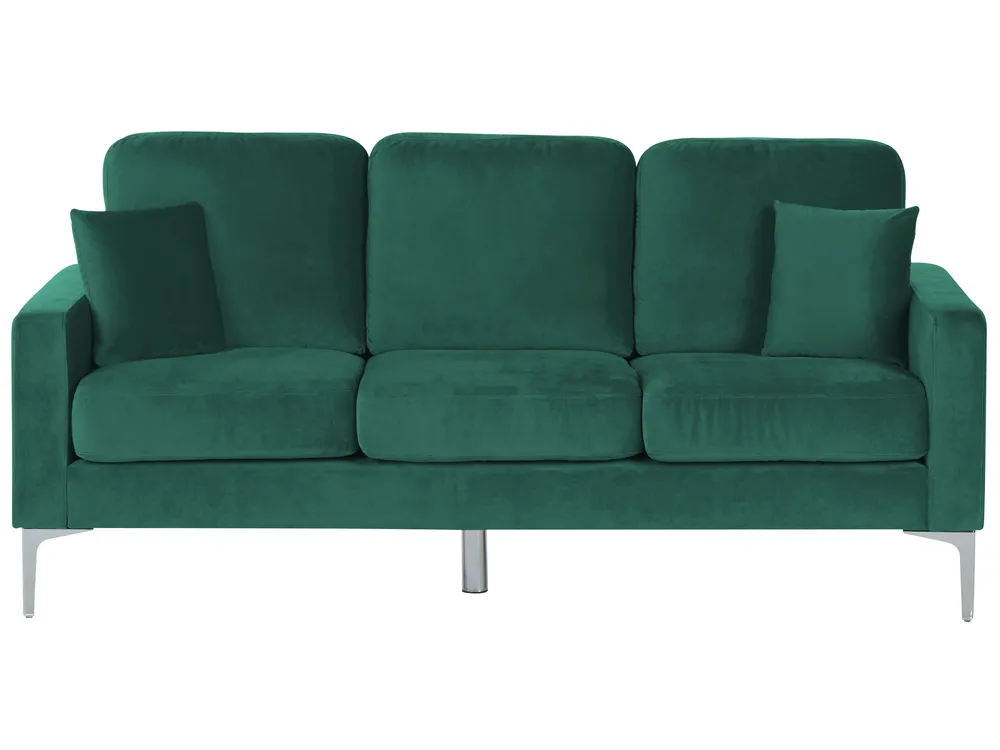 Sofa 3 Seater GAVLE Velvet Emerald Green