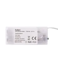 Set med 3 hängande dekorationer LED KALLAVESI 25/30/35 cm Stjärna Vit_1027927