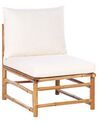 Garden 1-Seat Section CERRETO Bamboo Off-White