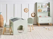 Kids Table with Chairs QUILPIE Light Green_1029471
