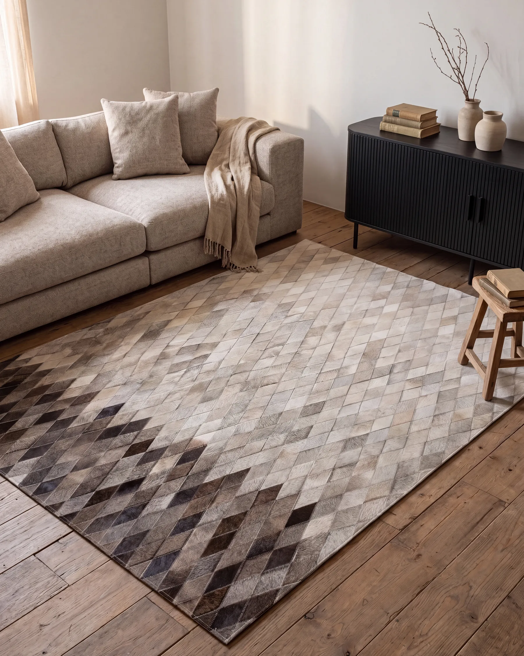 Matto MALDAN Beige 140 x 200 cm Nahka_742825