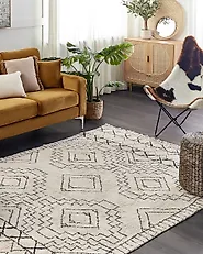 Matto ZEYNE Beige 160 x 230 cm Puuvilla_1180020