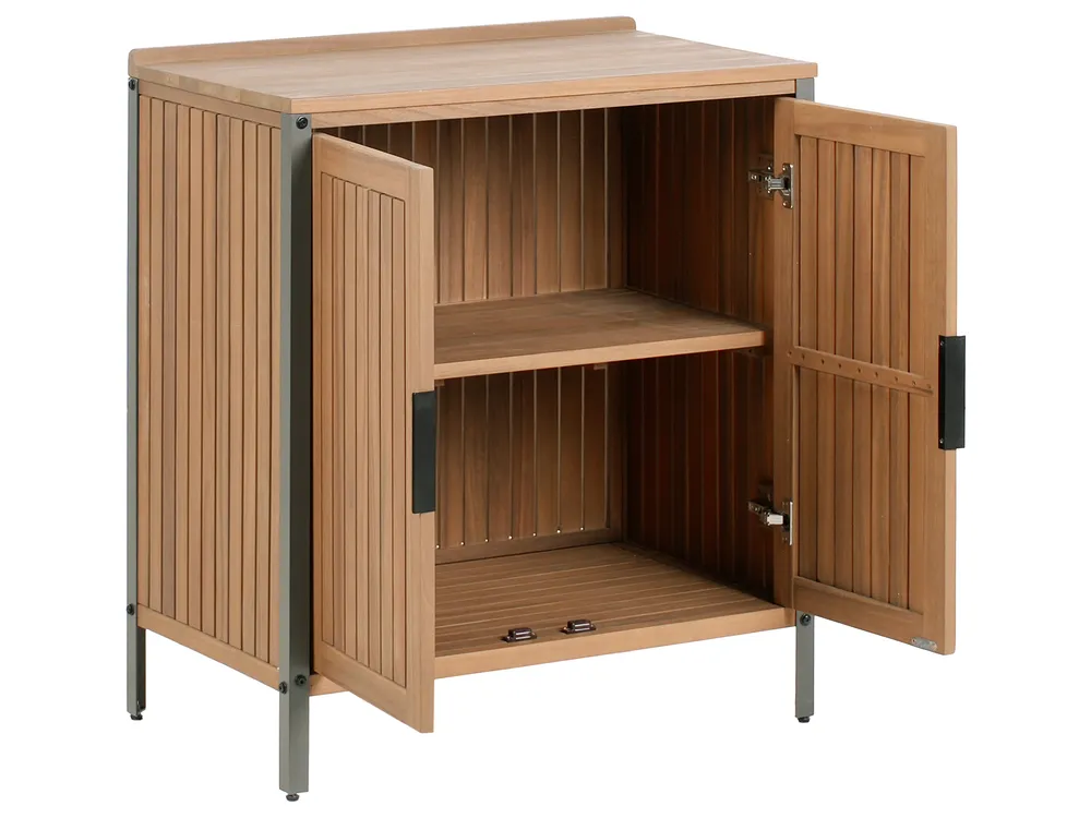 Outdoor Kitchen Cabinet IVREA Brown Certified Acacia Wood_987983
