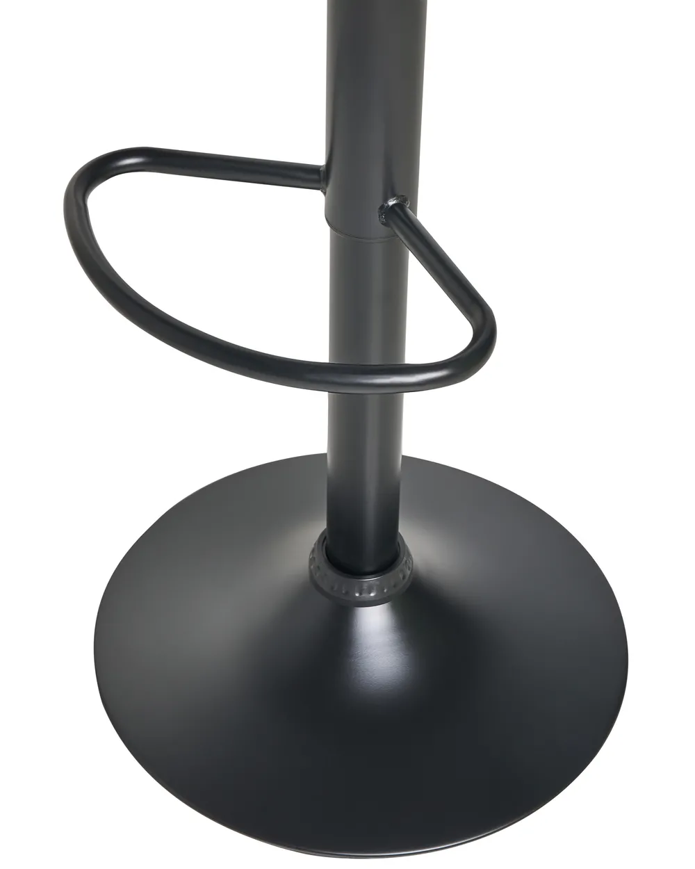 Set of 2 Bar Stools VLORE Swivel Faux Leather Brown_1011590