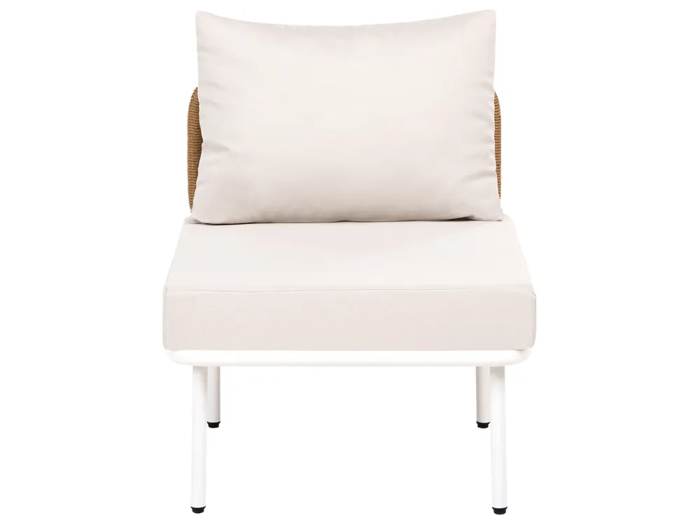 Trädgårdssektion med 1 sittplats BAUCINA Ljusbeige_1116489