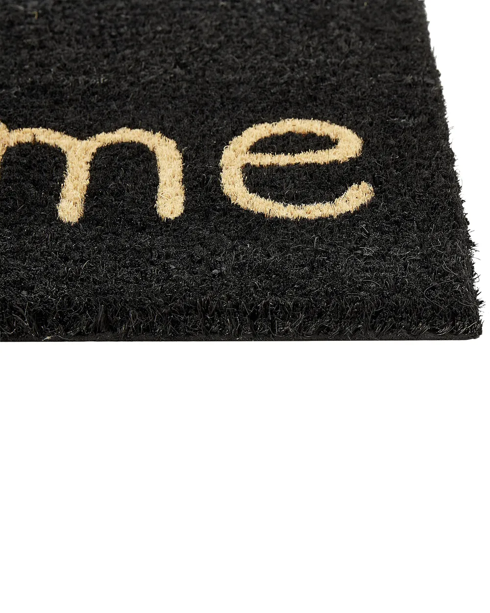 Dörrmatta FANSIPAN Svart 40 x 60 cm Text Kokosfiber_904924