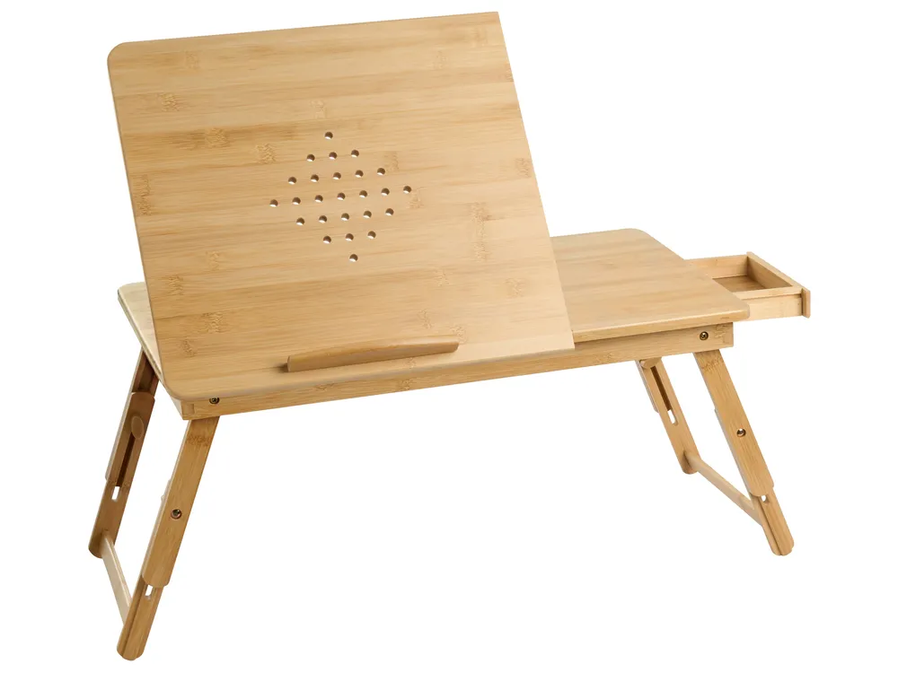 Foldable Lap Desk ORGE 57 cm 35 cm Light Brown_1074338