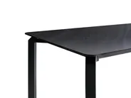 Konferensbord FELETTO 90 cm 180 cm Sten Svart marmor_1078805