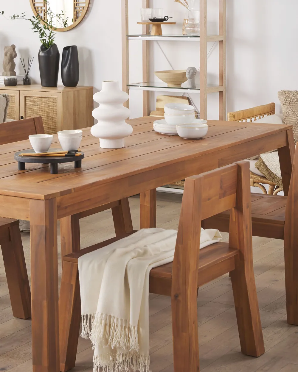 Garden Chair LIVORNO Acacia Wood Brown_820065
