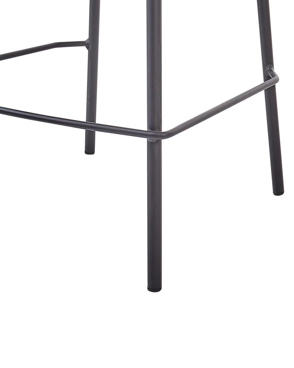 Set of 2 Bar Chairs MAYETTA Rattan Orange_931909