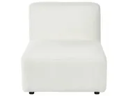 Modular Corner Sofa 3 Seater HEDE Boucle White Right Hand_1091895
