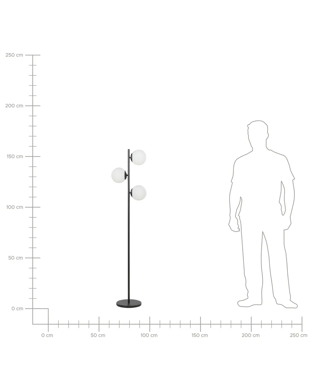 Floor Lamp WADI Metal Black_883692