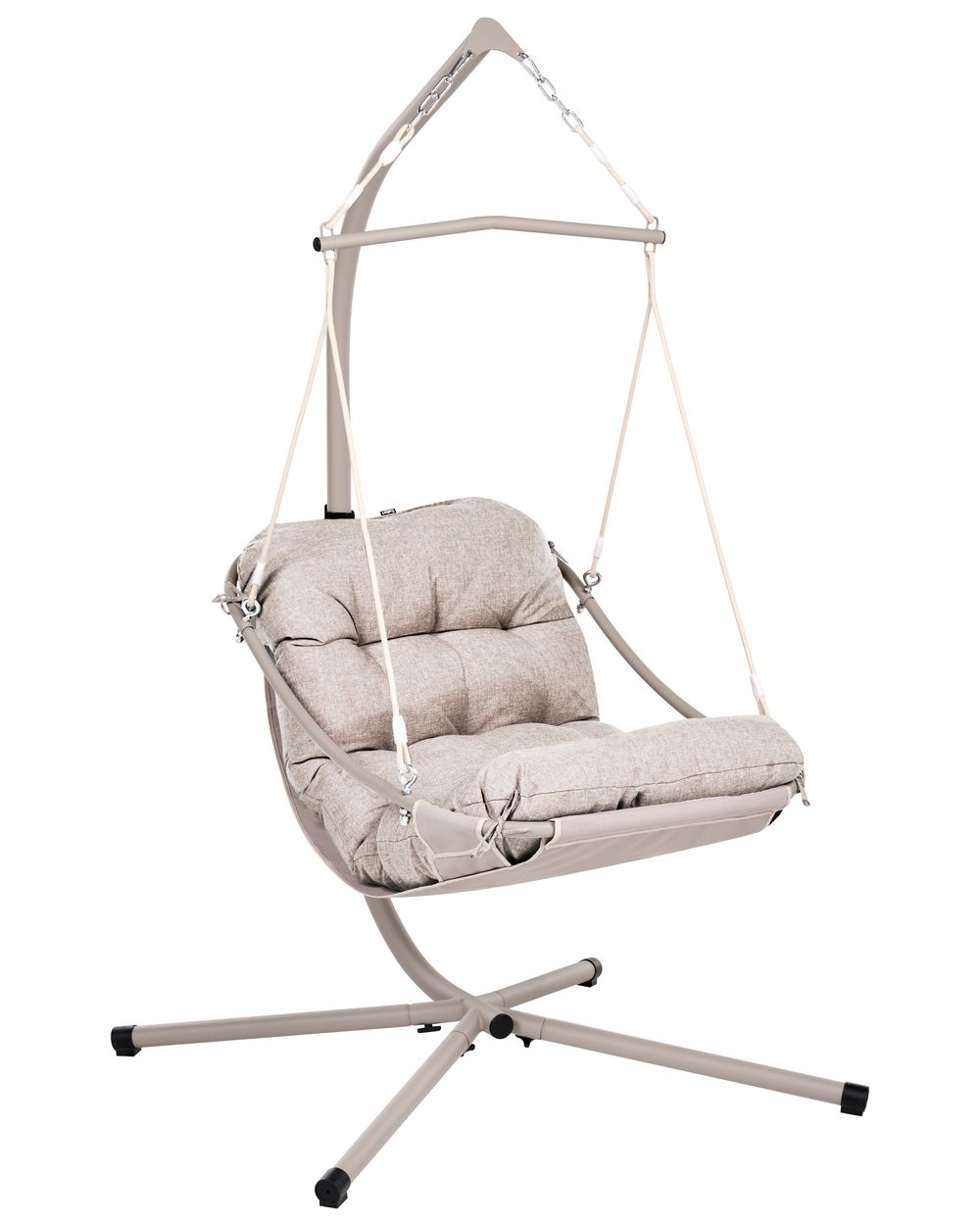 Hängstol med stativ ALGHERO Metall Beige